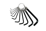 10 Piece AF Hex Key Set