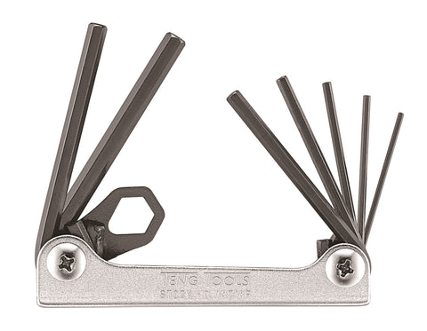 7 Piece AF Retractable Hex Key Set