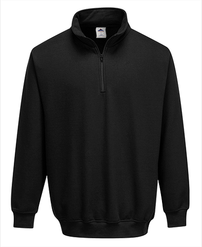 Zip Neck Sweatshirt