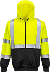 Hi-Vis 2-Tone Zipped Hoodie