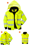 Hi-Vis 3 in 1 Bomber Jacket