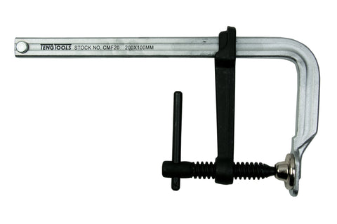 200 x 100mm Fixed Handle F Clamp