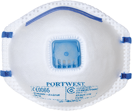 P2V Respirator Valved (10)