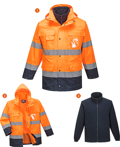 Hi-Vis Lite 3in1 Jacket