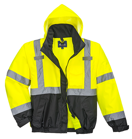 Hi-Vis Premium 3in1 Bomber Jkt