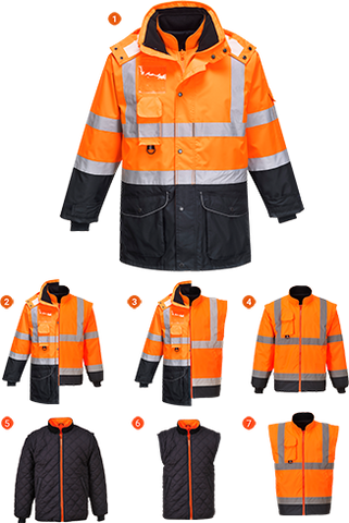 Hi-Vis 7in1 Contrast Jacket