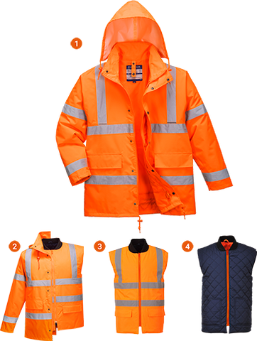 Hi-Vis 4-in-1 Jacket