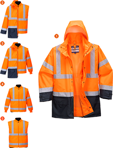 5in1 Hi-Vis Executive Jacket