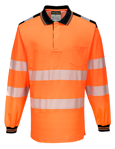 PW3 Hi-Vis Polo Shirt  L/S