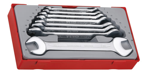 8 Piece Double Open Ended Spanner Set