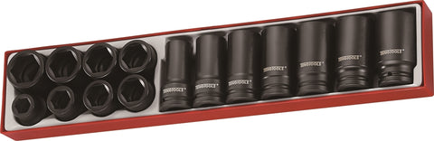 15 Piece 3/4" Drive Impact Socket Set                   