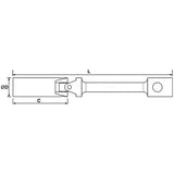 21mm Universal Joint Spark Plug Socket