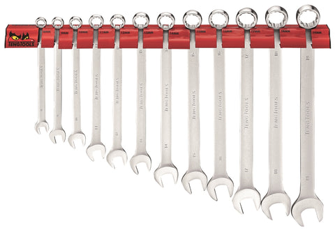 12 Piece Extra Long Combination Spanner Rack