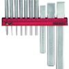 Punch & Chisel Set Wall Rack 10 Pieces